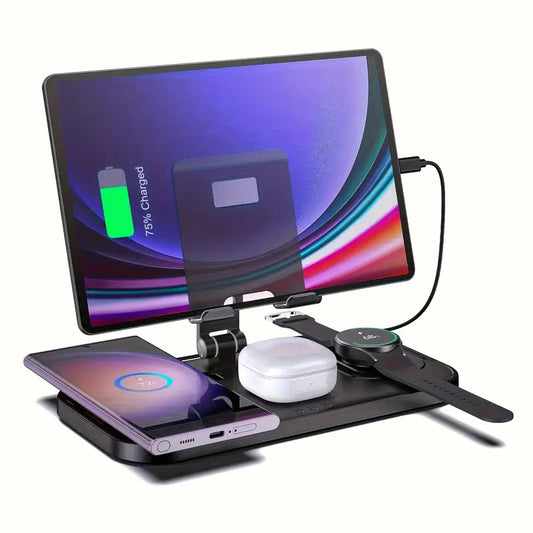Wireless Charger For Samsung, 4 In 1 Charging Station For Samsung